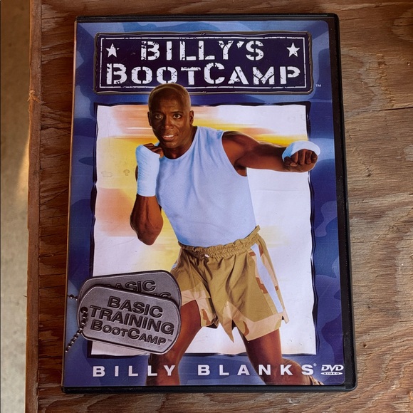 Other - Billy Blanks "Billy's Bootcamp" DVD - Blue Tank, Tan Shorts